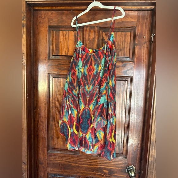 Alice + Olivia Tribal Print Jeans Tank Dress – Size Small - Picture 1 of 4